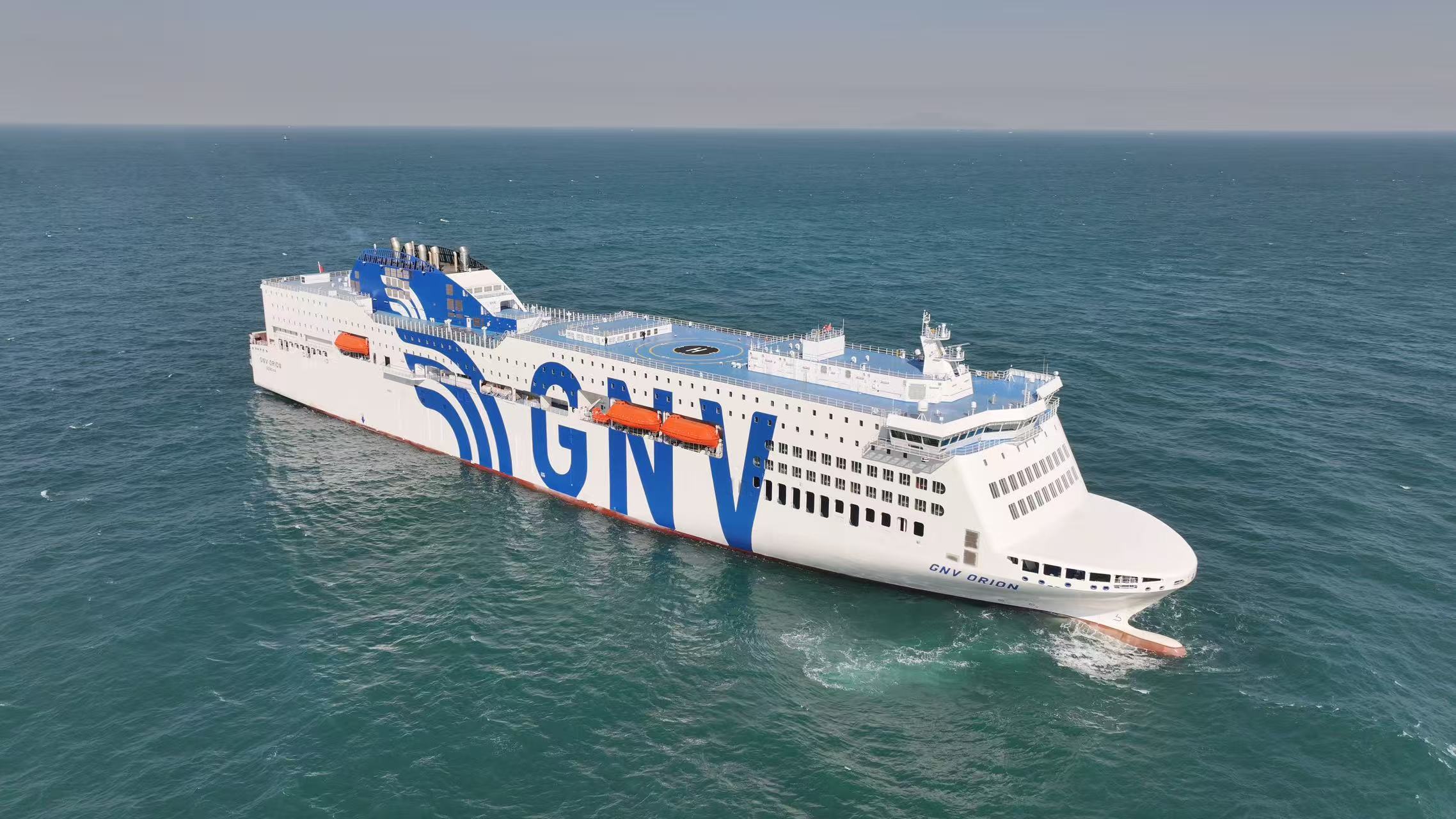 Grandi Navi Veloci prende in consegna il nuovo traghetto GNV Orion